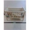 Image 1 : *Vintage Wooden Doll Crib with Vintage Doll 