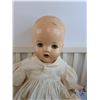 Image 2 : *Vintage Wooden Doll Crib with Vintage Doll 