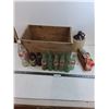 Image 1 : Vintage Wooden Crate, 19x12x11", Stoneware Jug, (14) Glass Bottles (Coke & Boh) -PICK UP ONLY