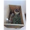 Image 4 : Vintage Wooden Crate, 19x12x11", Stoneware Jug, (14) Glass Bottles (Coke & Boh) -PICK UP ONLY