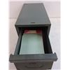 Image 2 : Vintage Metal File Drawer - 15x8x6.5" - Pickup Preferred