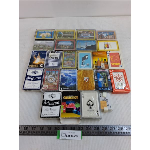 (24) Mostly Used Decks of Playing Cards