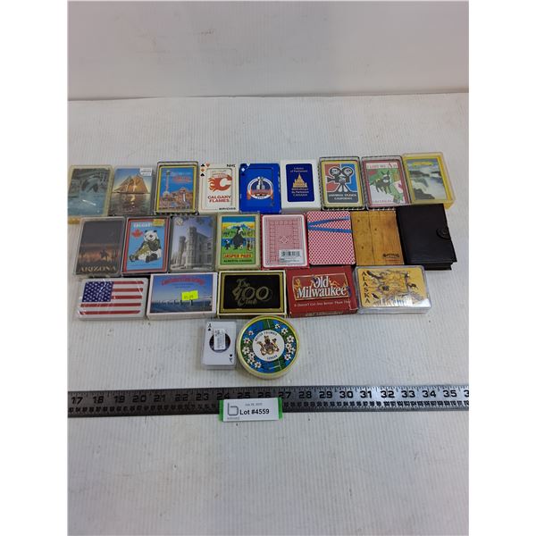 (24) Mostly Used Decks of Playing Cards