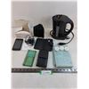 Image 1 : Everyday Essentials Kettle - Tested, Huawei Cellphone, Assorted Phone Cases, Candles, Misc.