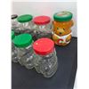 Image 2 : (11) Kraft Peanut Butter/Jam Glass 'Bear" Jars - Pickup Only