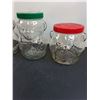 Image 3 : (4) Kraft Peanut Butter Glass "Bear" Jars - Pickup Only