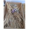 Image 3 : (3) Boxes of Wheat Stalks & "Country Straw 2" Crafter's Guide
