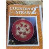 Image 5 : (3) Boxes of Wheat Stalks & "Country Straw 2" Crafter's Guide