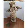 Image 1 : * Girl Garden Decor Statue - Some Wear - Missing Buckets - 25" x 30" - CANNOT SHIP