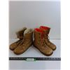 Image 1 : (2) Leather Boots - Size 7 Women's - Cougar Brand & Mocatem Brand - Some Wear
