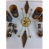 Image 3 : Radio Tubes, Edison Bulb Containers (EMPTY) & Candle Holder