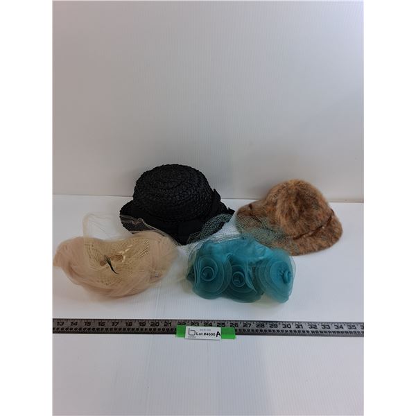 (4) Vintage Ladies/Women's Hats