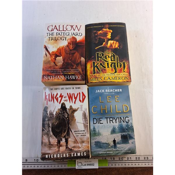 Books - Miles Cameron, Lee Child, Nicholas Eames and Nathan Hawke