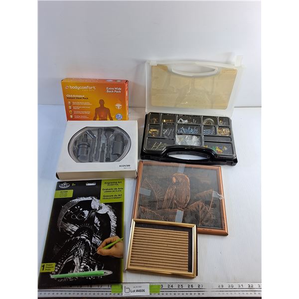 Stanley Household Kit, Instant Heat Pack, Framed Wall Art 11" x 9", Engraving Art and Misc