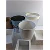 Image 3 : Square Wall Shelves, Christmas Bucket, Crock Pot and Planters