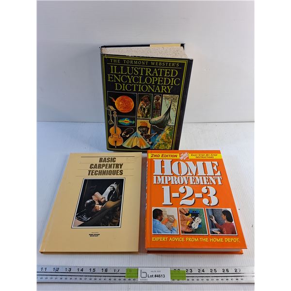 Basic Carpentry Techniques, Home Improvements and Illustrated Encyclopedic Dictionary Books