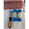Image 2 : Zip Ties, All Purpose Rope, (2) 2 lbs Dumbbells, Precision Wrenches and Titan Scraper