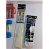 Image 4 : Zip Ties, All Purpose Rope, (2) 2 lbs Dumbbells, Precision Wrenches and Titan Scraper