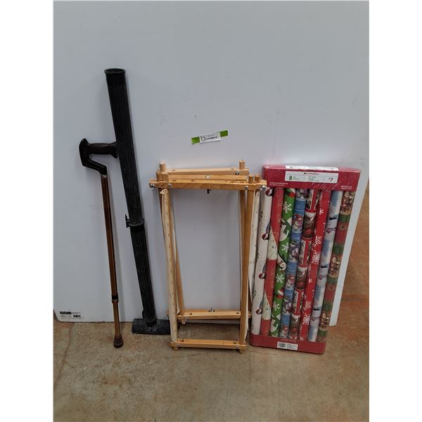 Canvas Frames 30" x 12", Gift Wrapping, Adjustable Cane and Vacuum Attachment - PICK UP