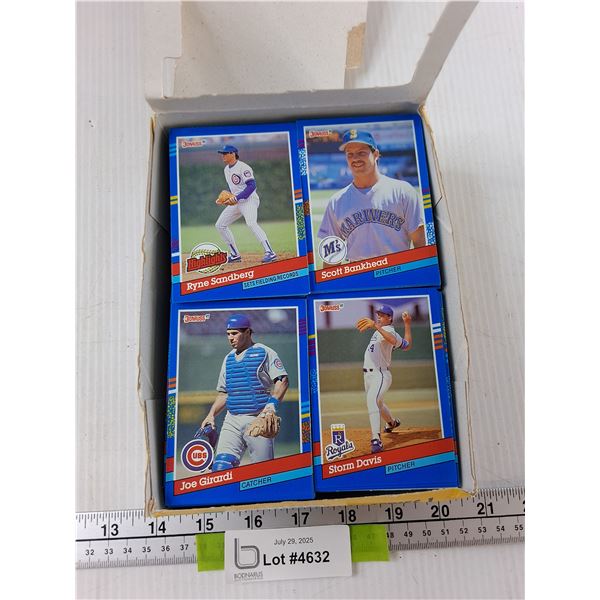Assorted Donruss Baseball Cards - As Is CANNOT AUTHENTICATE