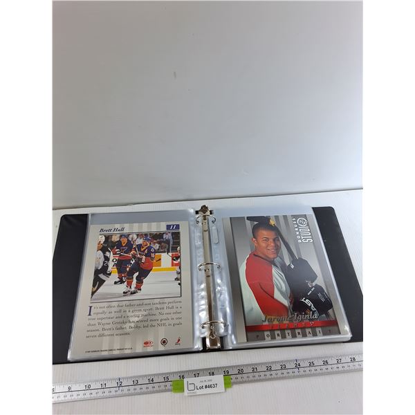 Assorted Donruss Portrait Cards And Binder  - As Is CANNOT AUTHENTICATE