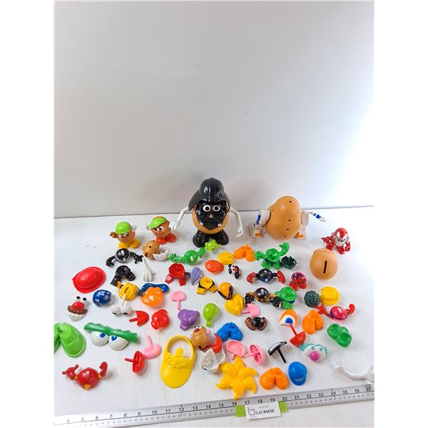 Assorted Mr Potato Heads and Accessories