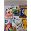 Image 2 : Assorted - Rubberbands, Pencils Books, Charlottes Web, Stuart Little, Franklin, Misc - As Is