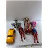 Image 1 : Assorted - Model Fighter Jet, Transformer, Deadpool, Misc