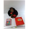 Image 1 : Funny Bones Game, Winky Says, Valentines Day Stuffed Gorilla