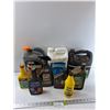 Image 1 : (2) Chainsaw Bar Oil, Prestone Antifreeze Coolant, Power Steering Steer Seal, Misc - As Is CANNOT SH