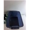 Image 5 : (21) Glass Telephone Insulators, 3 Gallon Rubbermaid Tote  - As Is -  PICK UP ONLY
