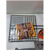 Image 3 : Hamburger Grill Handheld, Assorted Bungee Cords, Truck Bed Net, Misc