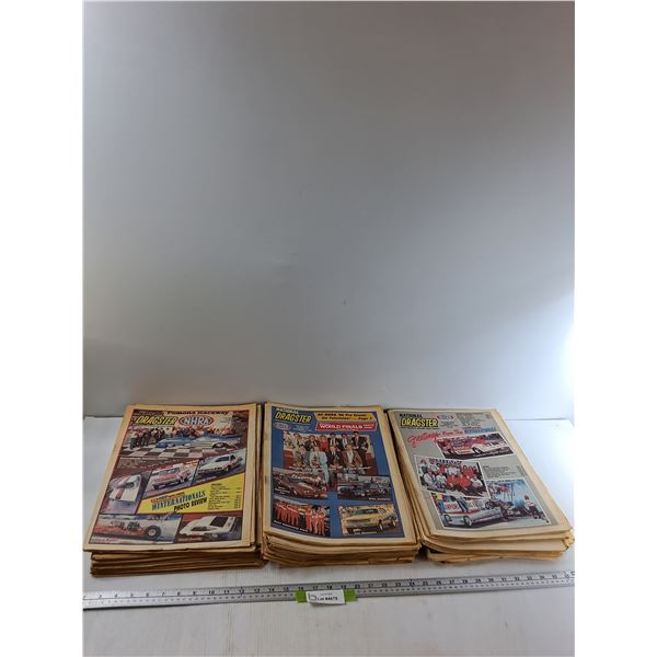 Assorted National Dragster Magazines