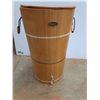 Image 3 : Wooden Barrel - 17'' x 17'' x 28 1/2'' - As Is - PICK UP ONLY