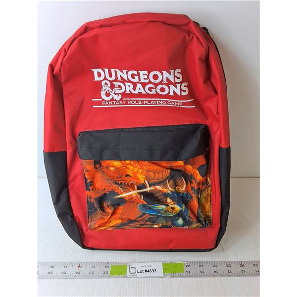 Dungeons & Dragons Backpack- New