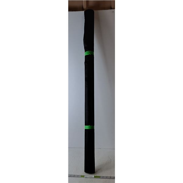 Roll of Black Mesh Fabric- Unknown Length x 4 Ft. Wide - PICK UP