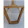 Image 3 : Banzai DVD Betting Game - DVD Missing, Vintage Wooden Tennis Raquet with Storage Frame