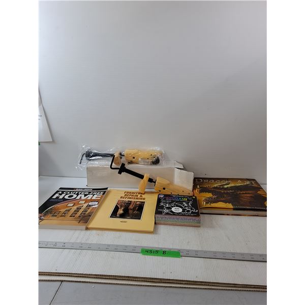(3) Books, Origami & (2) Shoe Stretchers