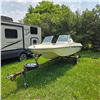 Image 1 : 14' Glastron Boat with Johnson 55hp motor and 1975 Trailer