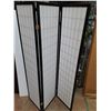 Image 2 : * 6' Folding 3-Panel Privacy Partition - Each Panel 17.5" - Pickup Only