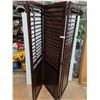 Image 1 : * Pier1 Imports 6' Wooden 3-Panel Room Divider - Each Panel 22" Wide - Pickup Only