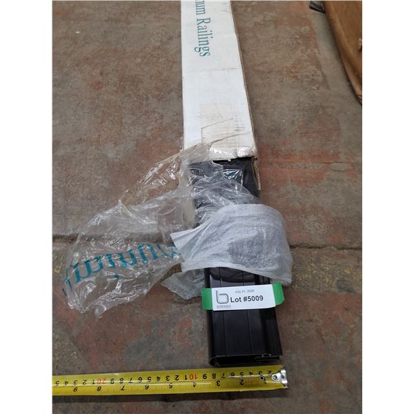 * Regal 8' Black Aluminum Railing - Appears Unused - Pickup Only