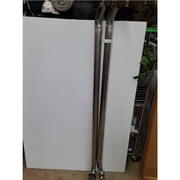 ** Pair of Putco 70" Chrome Truck Box Rails - Missing 1 Stay - Pickup Only