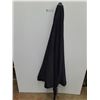 Image 1 : ** Navy Blue Table Umbrella - Missing Bottom Base - 8' Open Span x 63" Height - Pickup Only