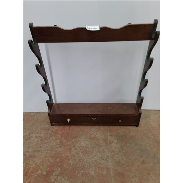 * Vintage Wooden Gun Rack - 26x28x5" - Pickup Only