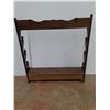 Image 3 : * Vintage Wooden Gun Rack - 26x28x5" - Pickup Only
