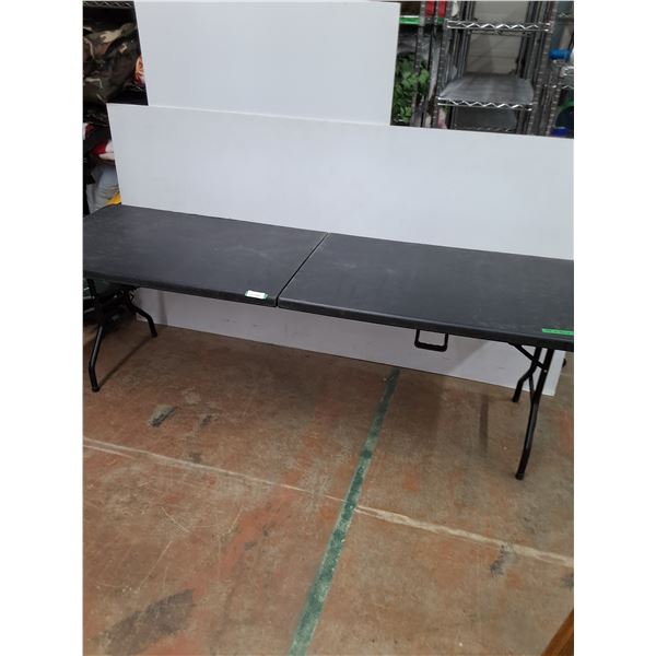 ** Folding 8' Plastic-top Table - Pickup Only