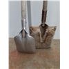 Image 3 : ** (2) Vintage Wooden Scoop Shovels - 44" & 36" High, Pickup Only