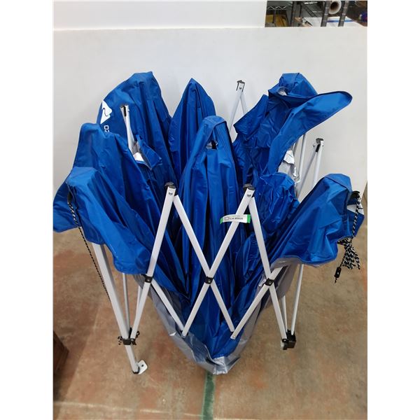 ** Ozark 9'x9' Pop-Up Tent (Tear, Leg Missing) - Pickup Only