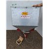 Image 1 : ** Pool "Cyclone" Galvanized Seed Spreader with Mount - Pickup Only